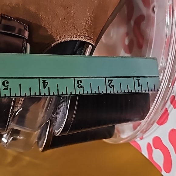 A Rockport Total Motion Trixie Perf Shootie bootie sandal heels suede tan brown - Picture 6 of 10